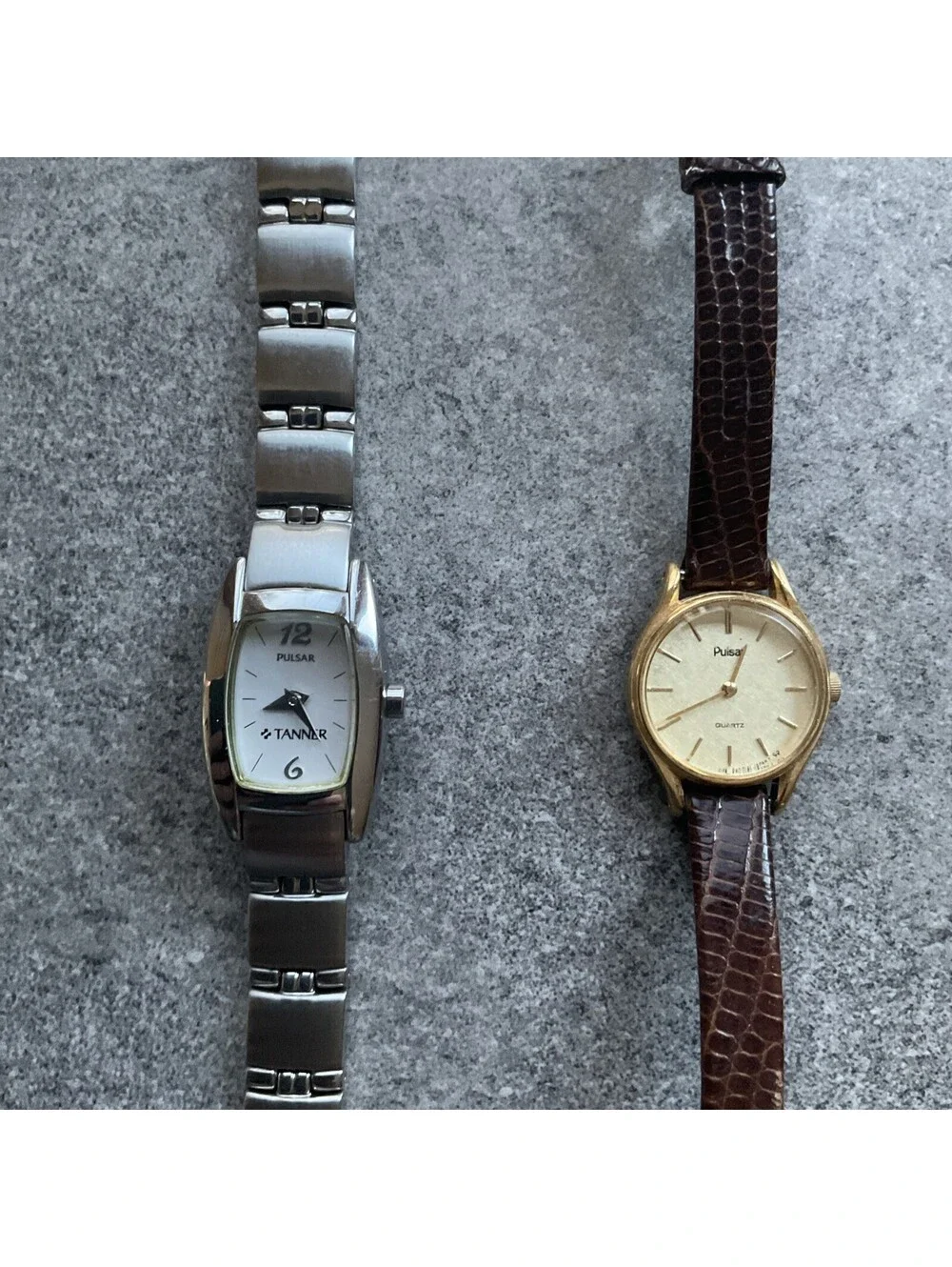 Vintage Pair Of Pulsar Womens Watches Both Watches Run Great A11